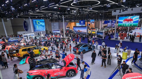 Chinese electric and connected vehicles on display at the 2026 Chongqing International Auto Exhibition