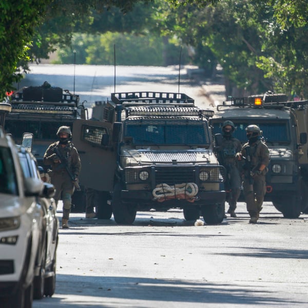 Israeli soldiers conduct operations near Nablus amid West Bank arrests and settler attacks