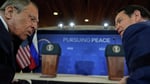 Russian Foreign Minister Sergey Lavrov and US Secretary of State Marco Rubio at ASEAN Manila bilateral meeting