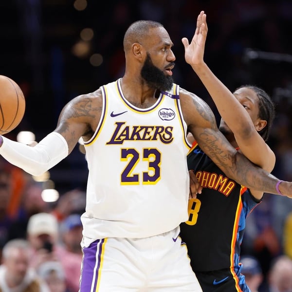 LeBron James in action as he prepares to join the Philadelphia 76ers and transform their NBA title odds