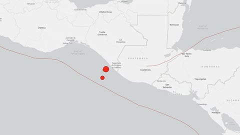 Seismic data from the magnitude 7.3 earthquake off Chiapas, Mexico, July 17, 2026, as the Pacific Tsunami Warning Center issued a 300km alert