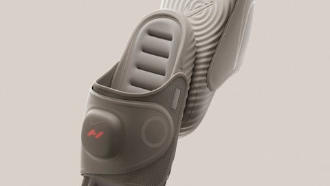 Nike Air Zoom Hyperslide recovery slide with magnetic pod and heat vibration technology