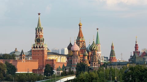 Kremlin spokesman Dmitry Peskov speaks at a press briefing about EU and NATO troop deployment to Ukraine