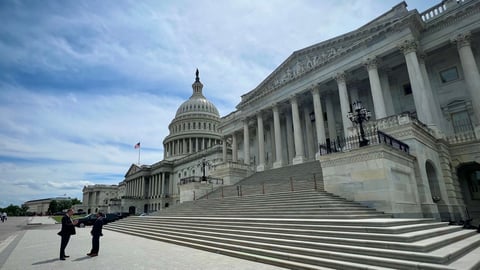 U.S. Capitol building where Senate negotiations over the CLARITY Act crypto ethics provision are taking place