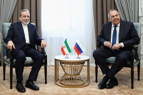 Iran and Russia diplomatic meeting amid Caspian Sea vessel strike by Ukraine