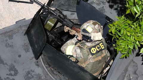 Ukrainian drone attack on Russian territory Crimea overnight military file photo