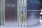 Visa company headquarters signage in San Francisco California