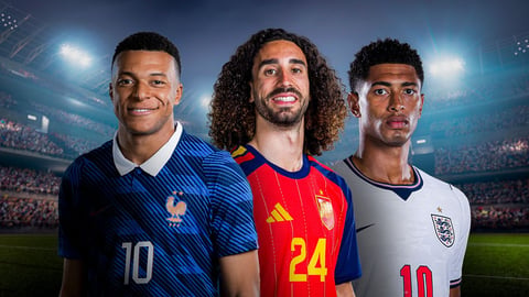FIFA World Cup 2026 Best XI featuring Mbappé, Bellingham and Cucurella from Real Madrid alongside Messi, Haaland and Vozinha