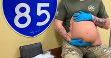 A strange trick to smuggle drugs.. A false pregnancy and a coincidence reveal the accused

