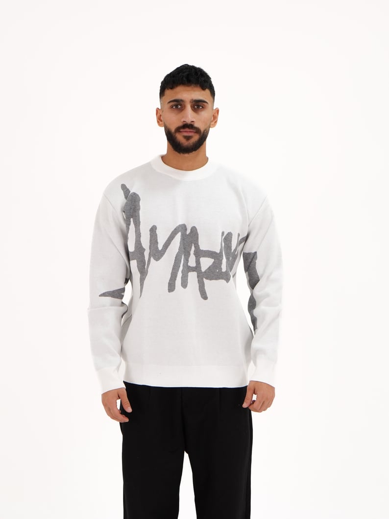 Virko Street Scribble Knitt Crewneck
