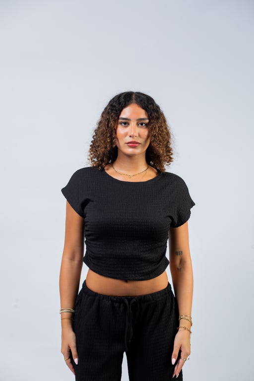 Psych Textured Top
