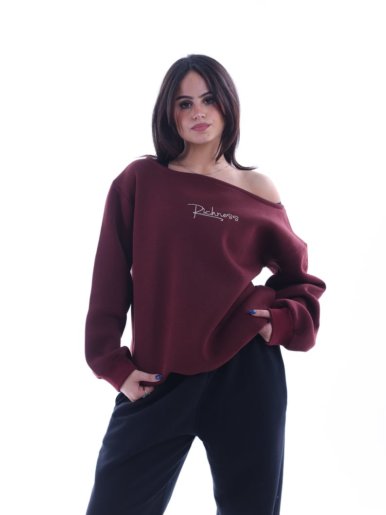Richness Off Shoulder Sweater