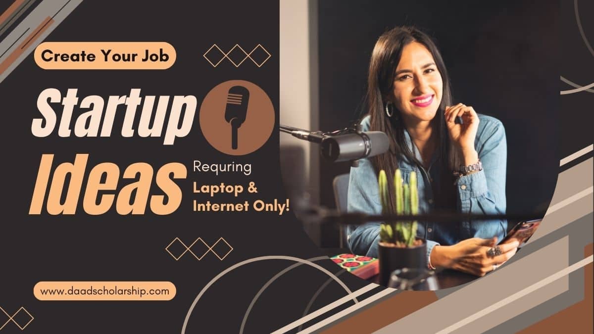 Create Your Job: 20 Start-up Ideas Requiring Laptop and Internet Connection