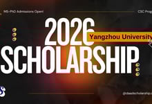 Yangzhou University China Scholarship Council Scholarships 2026 Open