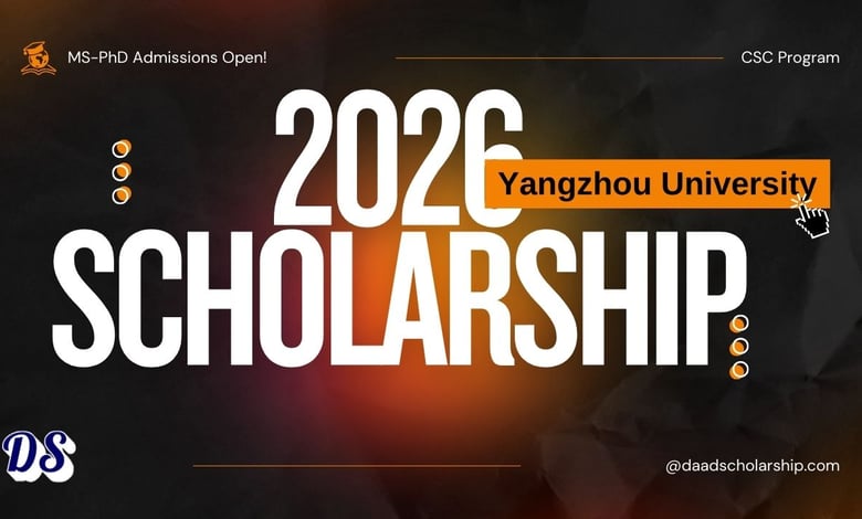 Yangzhou University China Scholarship Council Scholarships 2026 Open
