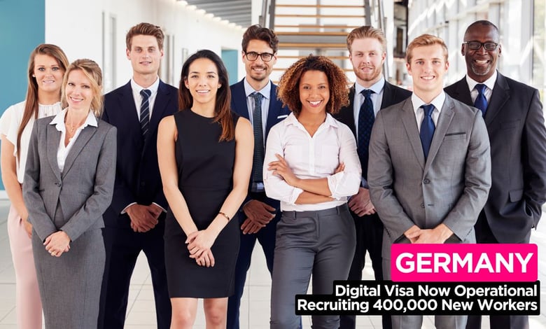 Germany Digital Visa Now Operational in 2025 to Recruit 400,000 Overseas Workers