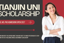 Tianjin University Opens Multiple Scholarships (2027) for International Students (BS, MS, PHD Admissions)