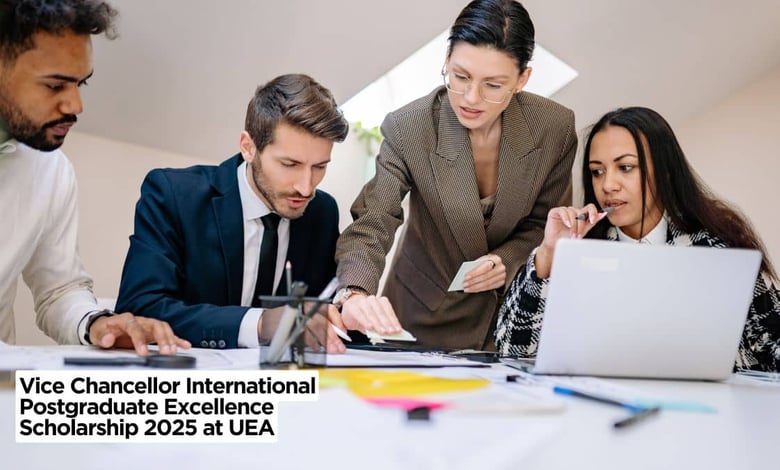 Vice Chancellor International Postgraduate Excellence Scholarship 2025 at UEA