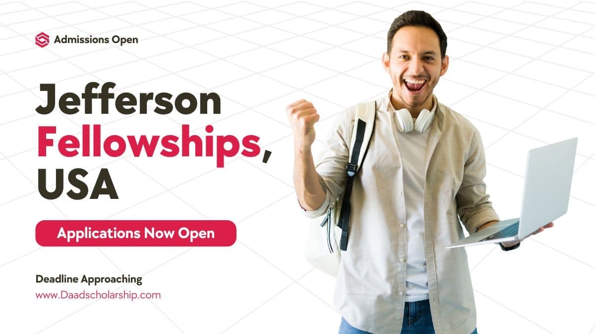 Jefferson Fellowships 2024 in Washington USA