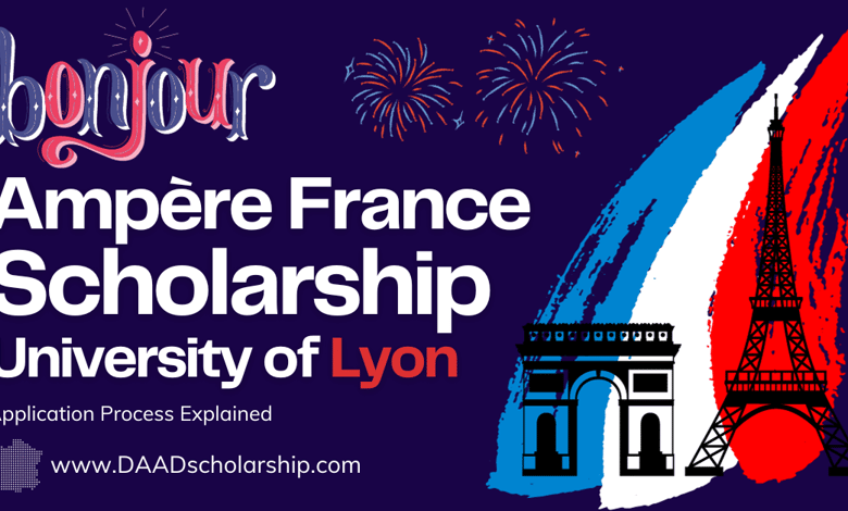Ampère Scholarships of Excellence 2024 at University of Lyon France