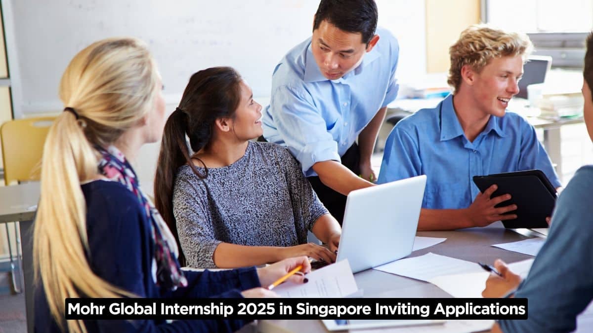 Mohr Global Internship 2025 in Singapore Inviting Applications