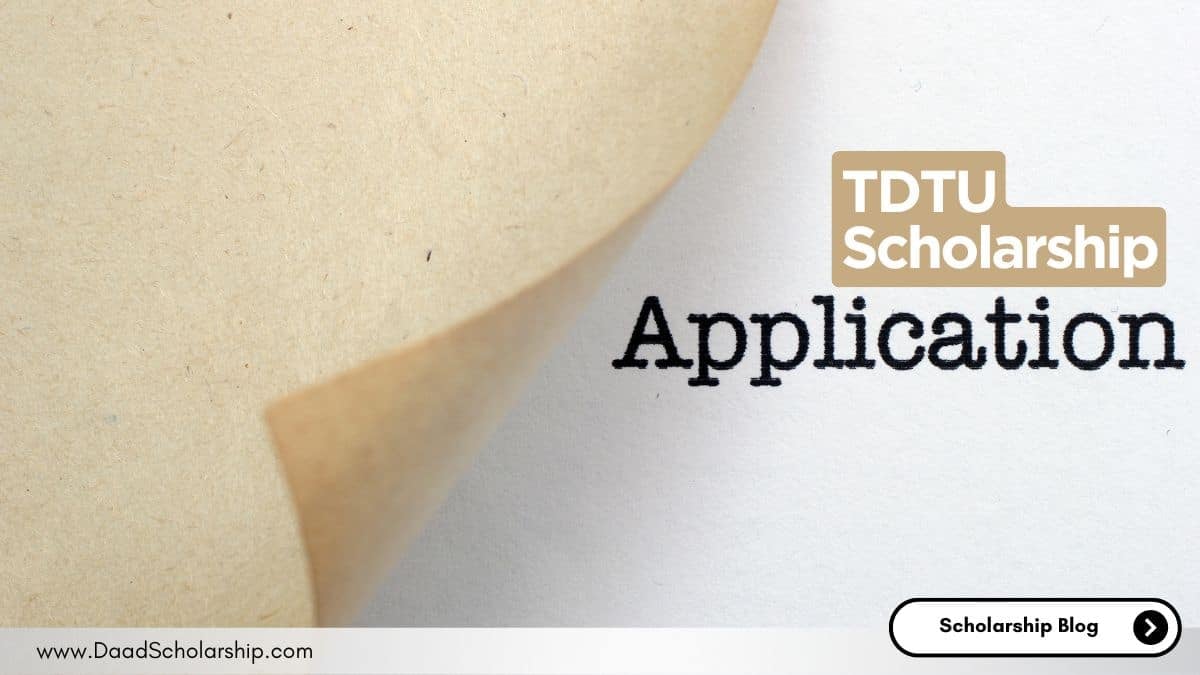 TDTU Undergraduate Admission Scholarship 2025 Spring Intake