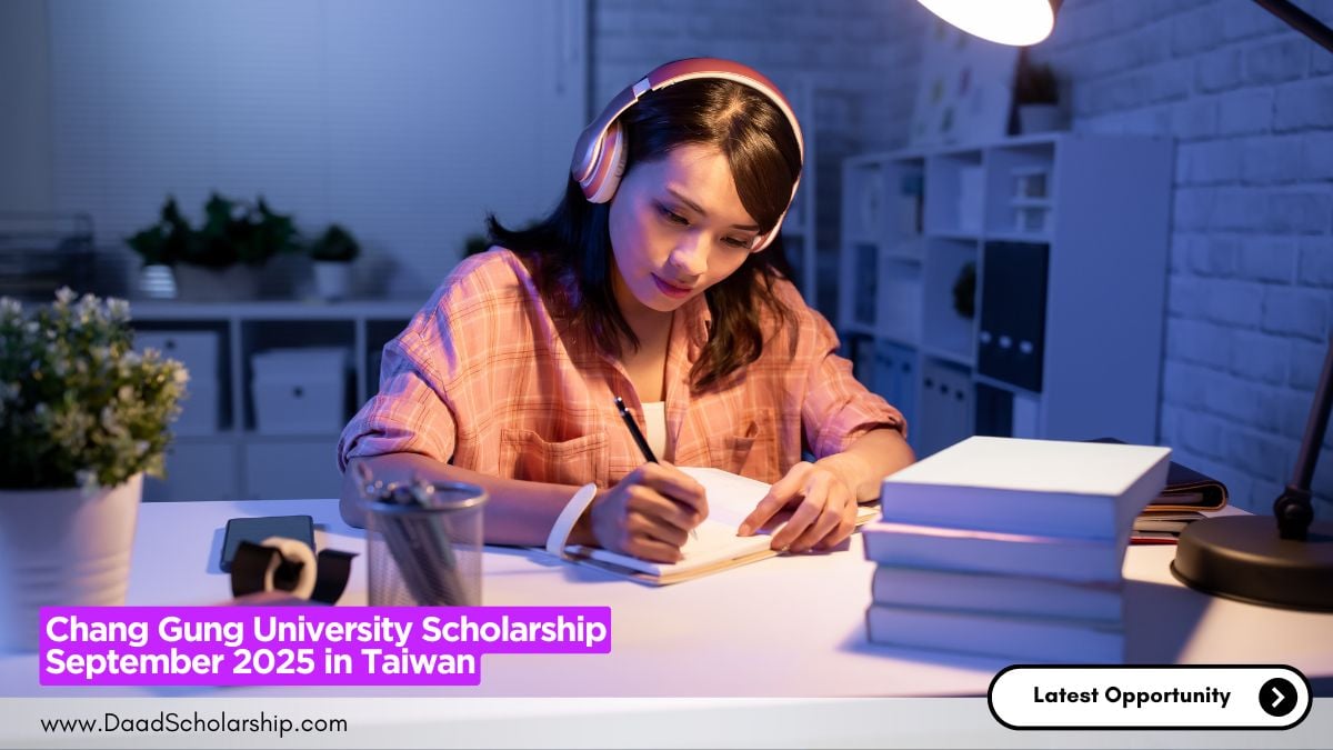 Chang Gung University Scholarship September 2025 in Taiwan