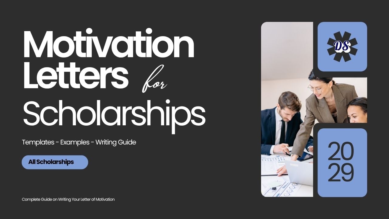 Motivation Letter for Scholarships 9 Templates + Sample
