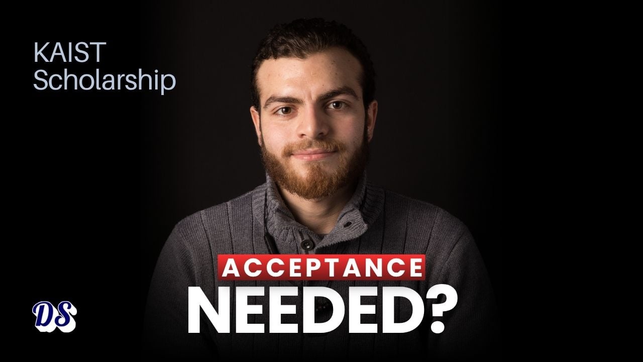 Do You Need KAIST Professor's Acceptance Before Applying for Scholarship
