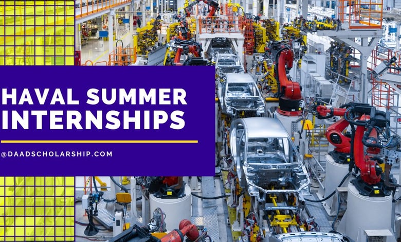 Haval Automobile Summer Internship 2024 Application Process