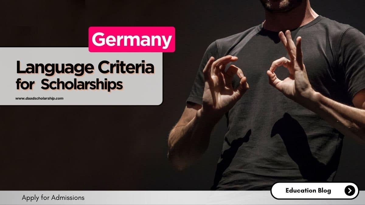 Language Criteria of German Universities for Scholarship Applications in 2025