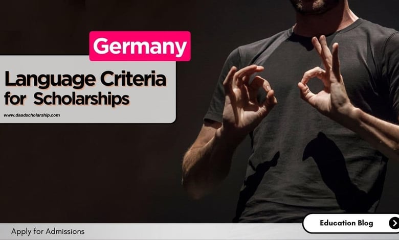 Language Criteria of German Universities for Scholarship Applications in 2025