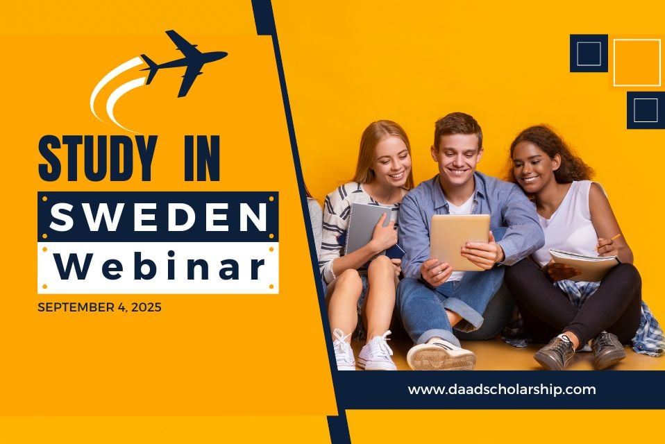 Registration Open for Study in Sweden for Free in 2026 Webinar Fair