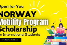 Norway Mobility Scholarships 2027 for MS, and PhD Students