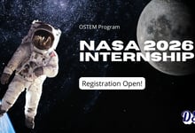 NASA Announced OSTEM Internships 2026 Enrollment Program