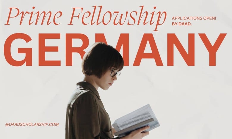 Prime Fellowships 2024 by DAAD in Germany