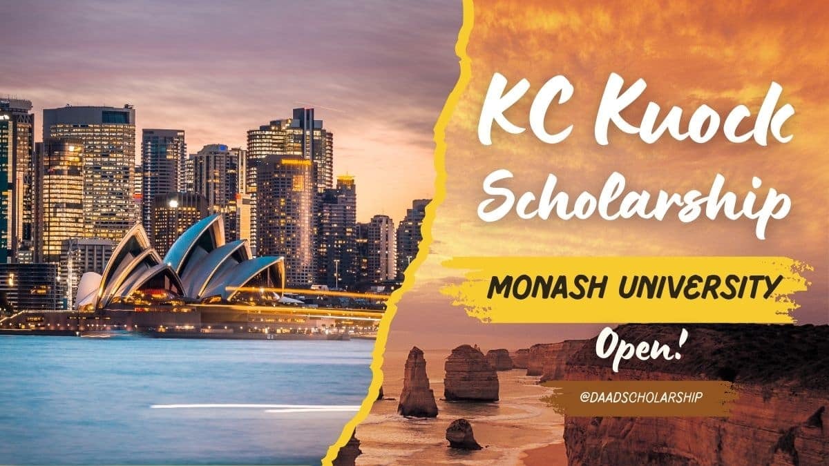 KC Kuok and Sir John Scholarship 2024 at Monash University