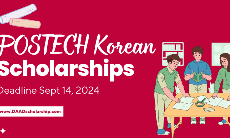 POSTECH Scholarship Admissions 2024 for Spring Intake in South Korea