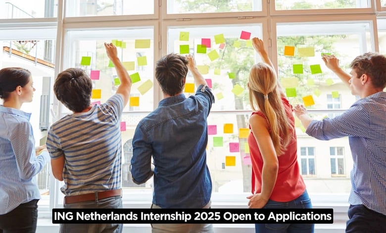 ING Netherlands Internship 2025 Open to Applications