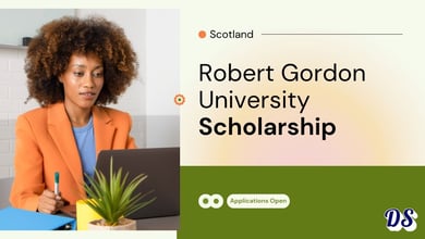Robert Gordon University Vice-Chancellor’s Scholarship 2027 in Scotland Open for International Students