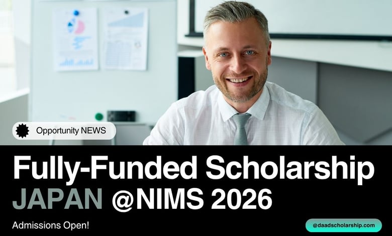 Fully-funded Scholarships 2026 at National Institute for Materials Science, Japan