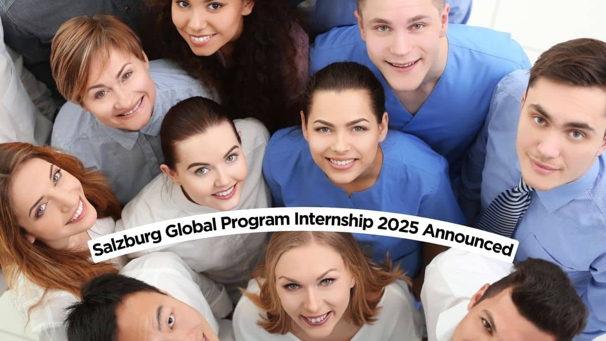 Salzburg Global Program Internship 2025 Announced