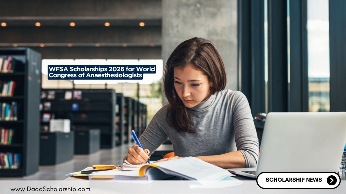 WFSA Scholarships 2026 for World Congress of Anaesthesiologists (WCA)