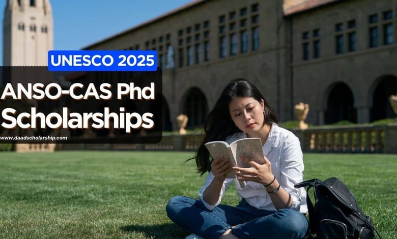 ANSO-CAS-TWASUNESCO PhD Scholarship 2025 Open