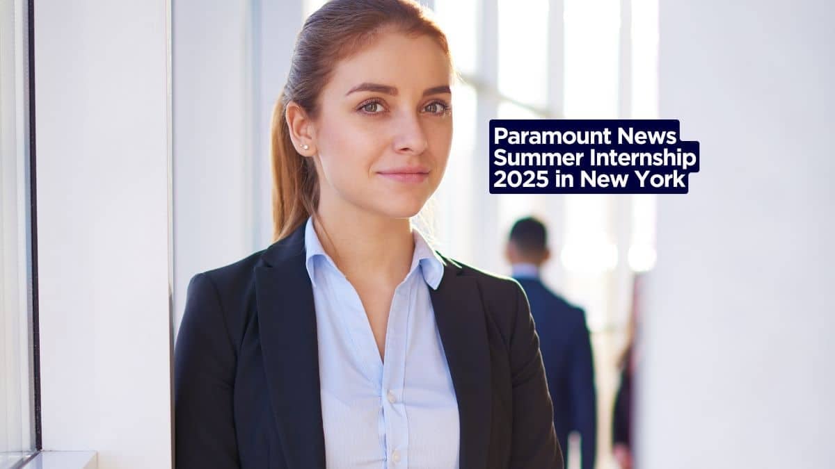 Paramount News Summer Internship 2025 in New York