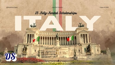 15 Italian Scholarships at Università d'Annunzio Available for 2026 Cohort