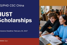 MS PHD Scholarships 2027 Open at Huazhong University of Science and Technology (HUST)