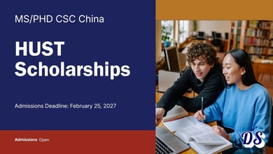 MS PHD Scholarships 2027 Open at Huazhong University of Science and Technology (HUST)