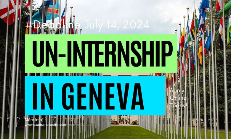 UN Internship in Economic Commission for Europe 2024 in Geneva
