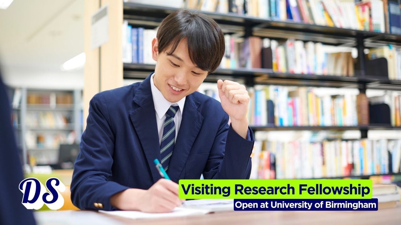 International Visiting Research Fellowship 2026 Open at University of Birmingham